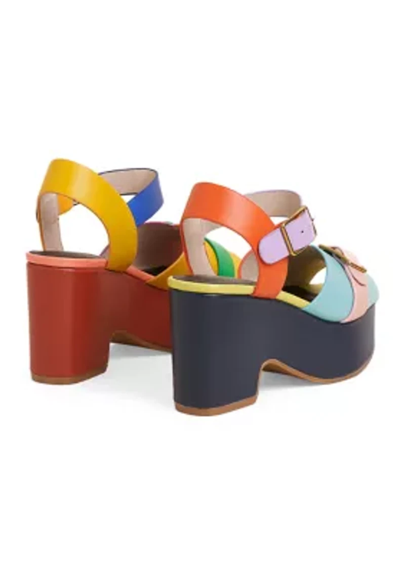 Raf Mismatch Platform Sandals