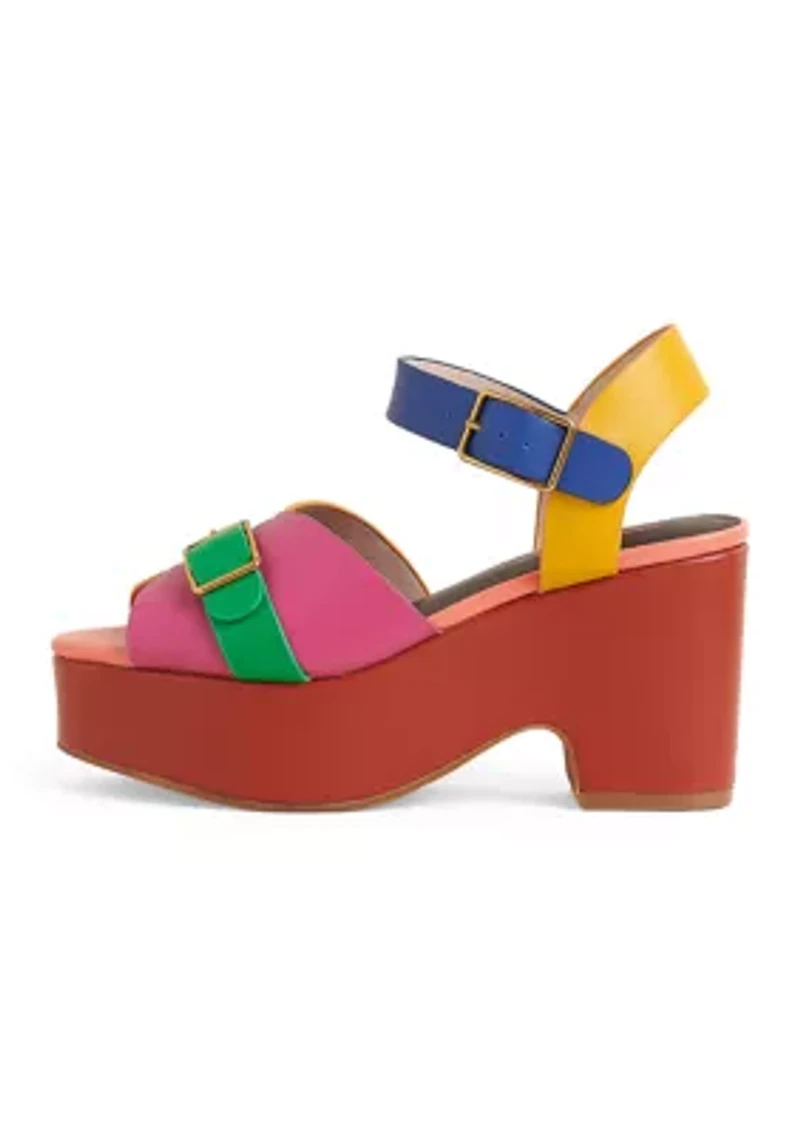 Raf Mismatch Platform Sandals