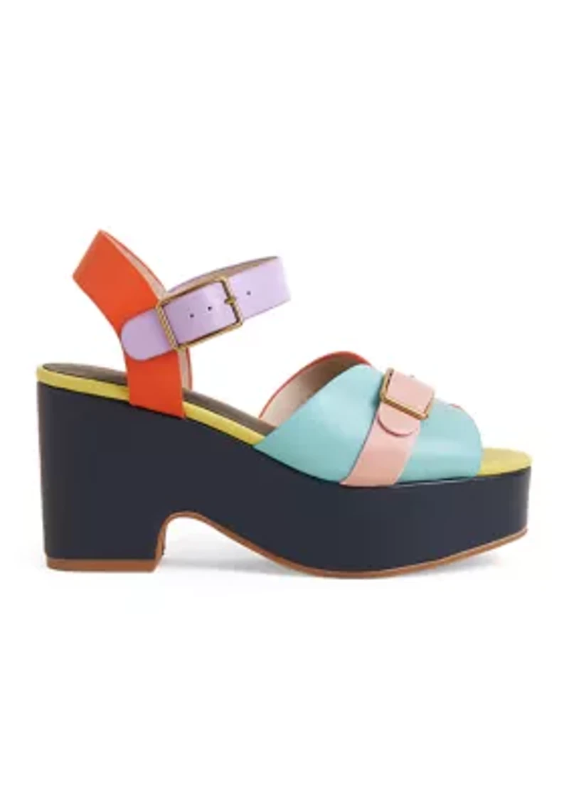 Raf Mismatch Platform Sandals