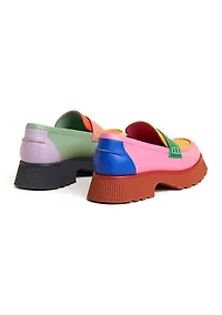 Adam Mismatch Lug Sole Penny Loafers