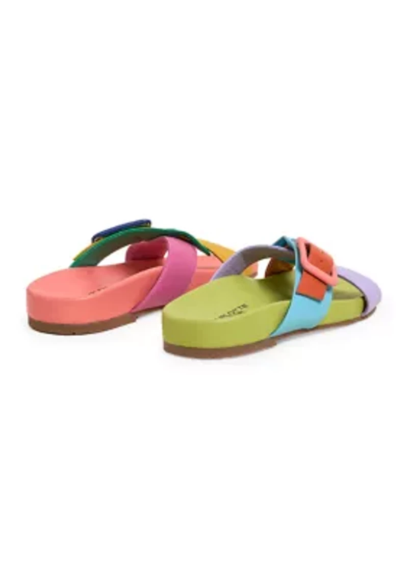 Sylas Mismatch Slide Sandals