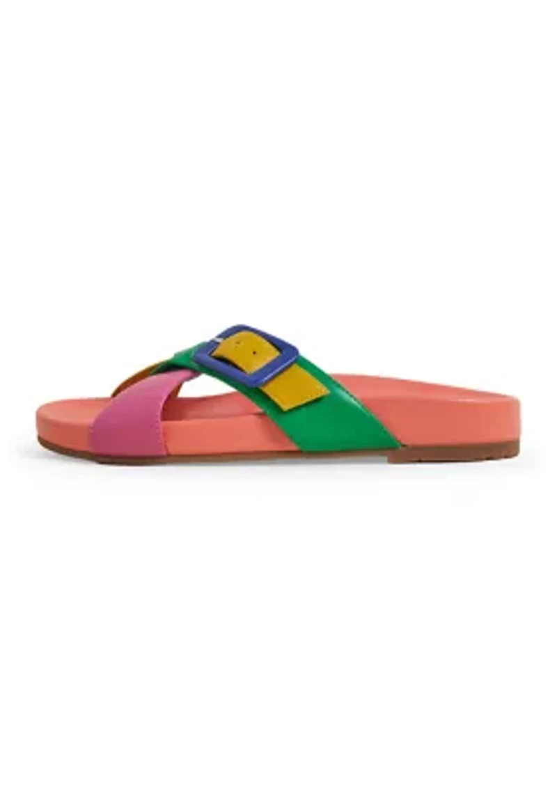 Sylas Mismatch Slide Sandals