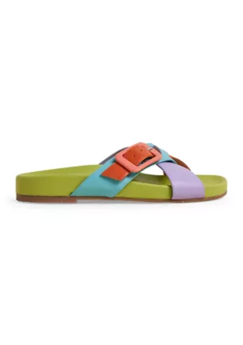 Sylas Mismatch Slide Sandals