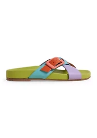 Sylas Mismatch Slide Sandals