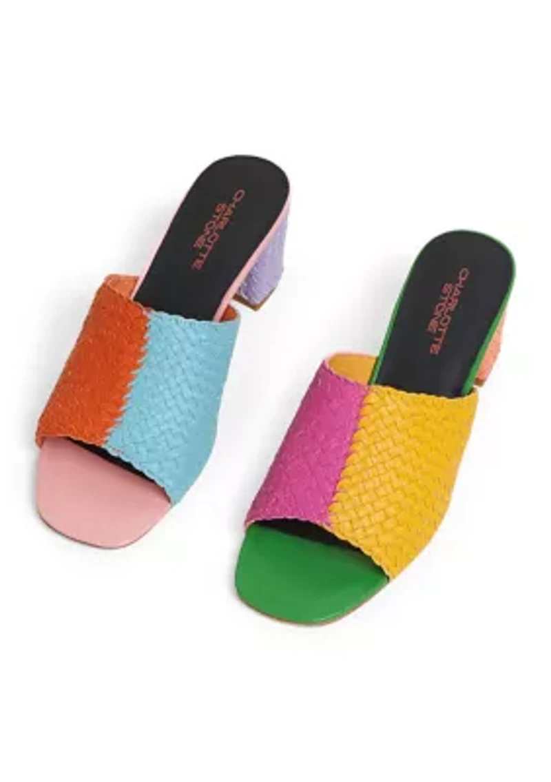 Lenu Woven Slide Sandals