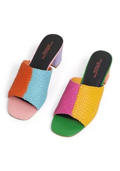 Lenu Woven Slide Sandals