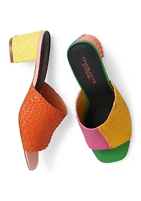 Lenu Woven Slide Sandals