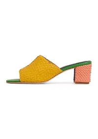 Lenu Woven Slide Sandals