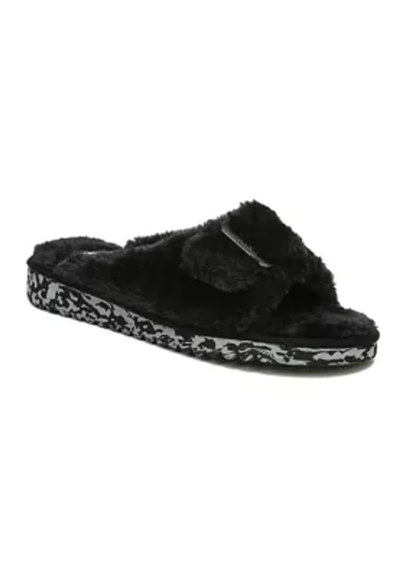 Staycay Og Slippers - Tofu Faux Fur