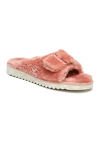 Staycay Og Slippers - Tofu Faux Fur
