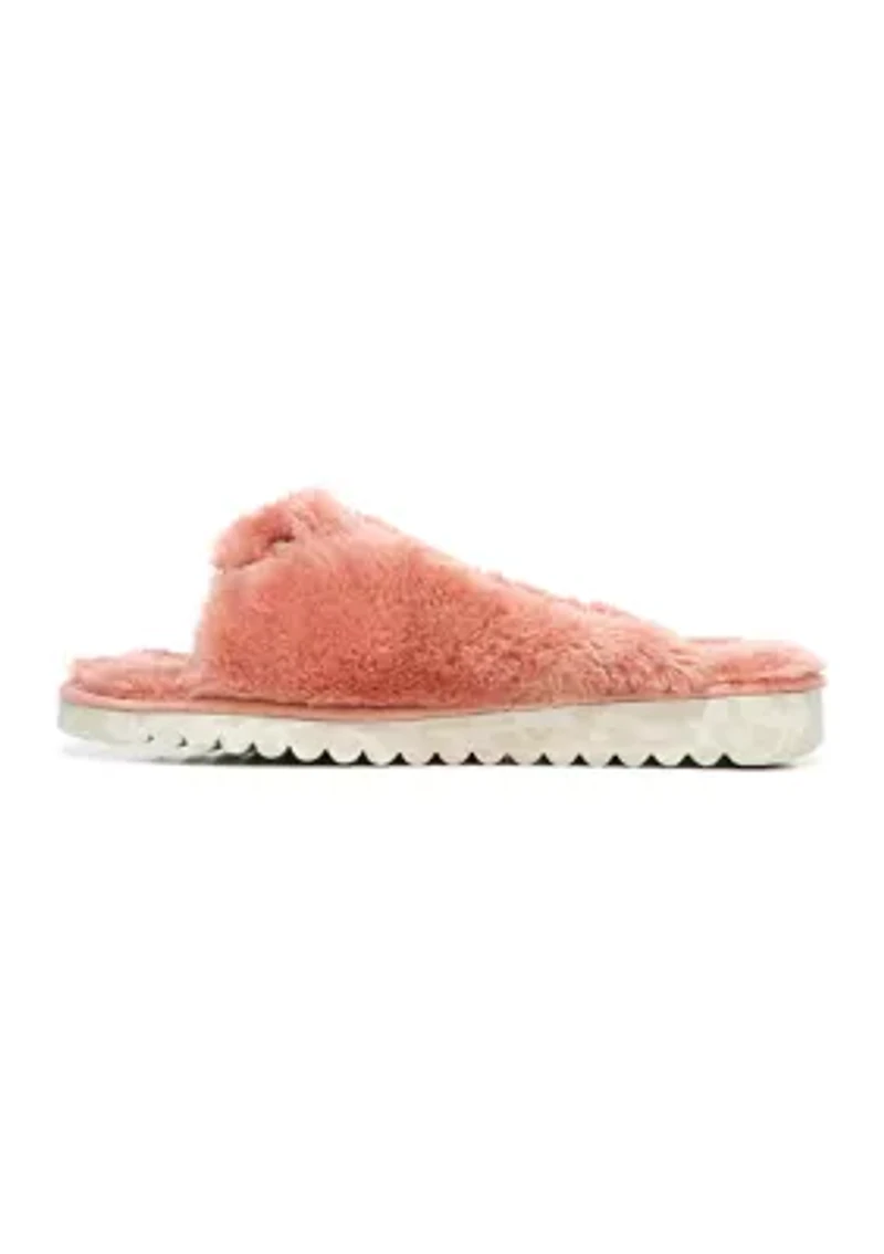 Staycay Og Slippers - Tofu Faux Fur