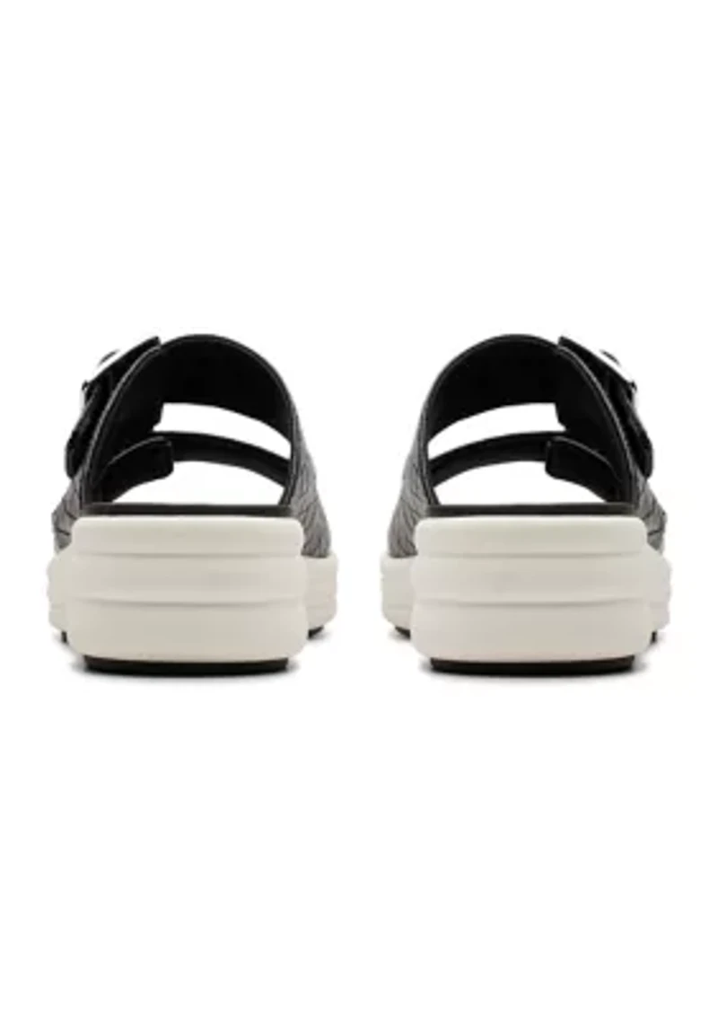 Drift Bckle  Wedge Sandals