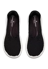 Solevana Weave Slip-On Sneakers