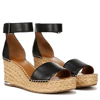 Clemens Raffia Espadrille Wedge Sandal