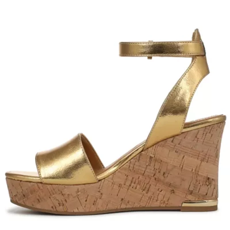 Franco Celeste Cork Wedge Sandal