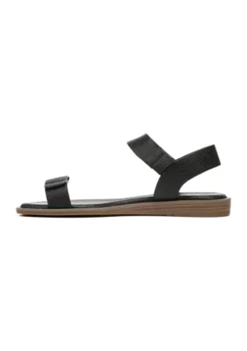 L-Geranio Black Sandals