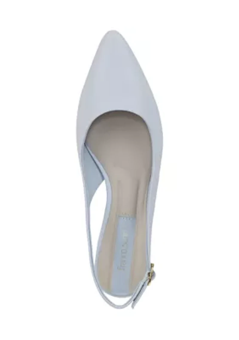 Pura Slingback Kitten Heels