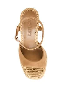 Liandra Raffia Platform Sandals