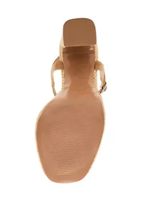 Liandra Raffia Platform Sandals