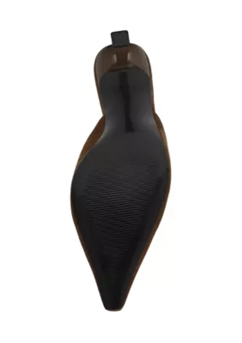 Lisbeth Leopard Mesh Mules