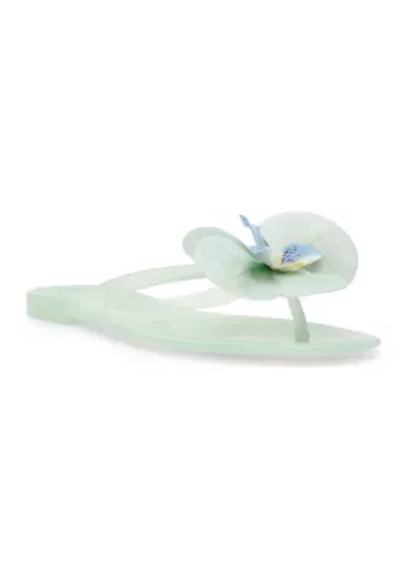Poppyseed Thong Flip Flop Sandals