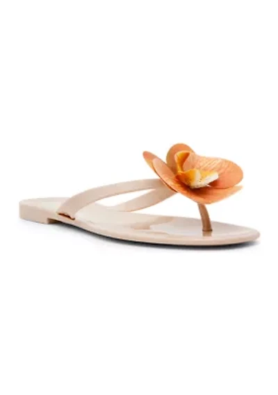 Poppyseed Thong Flip Flop Sandals