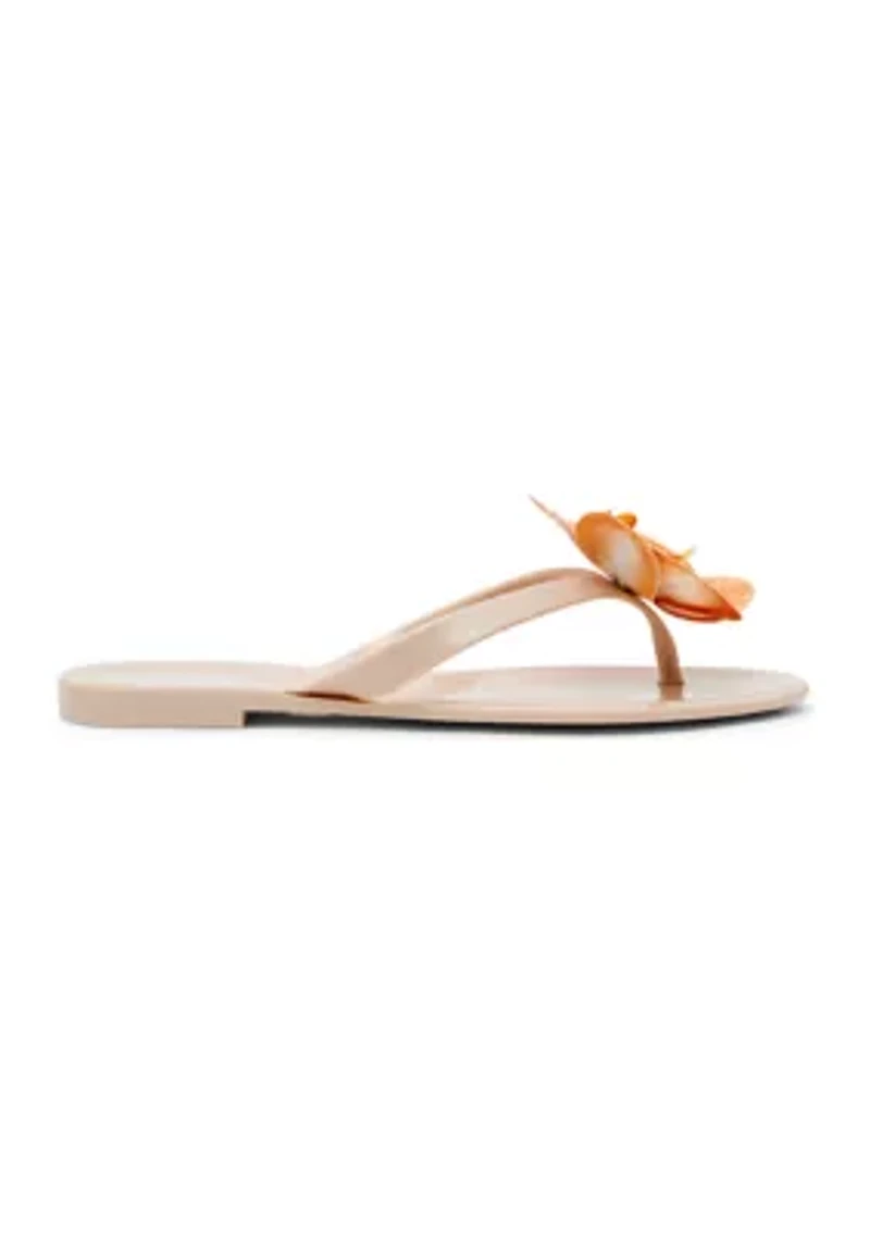Poppyseed Thong Flip Flop Sandals
