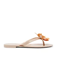 Poppyseed Thong Flip Flop Sandals