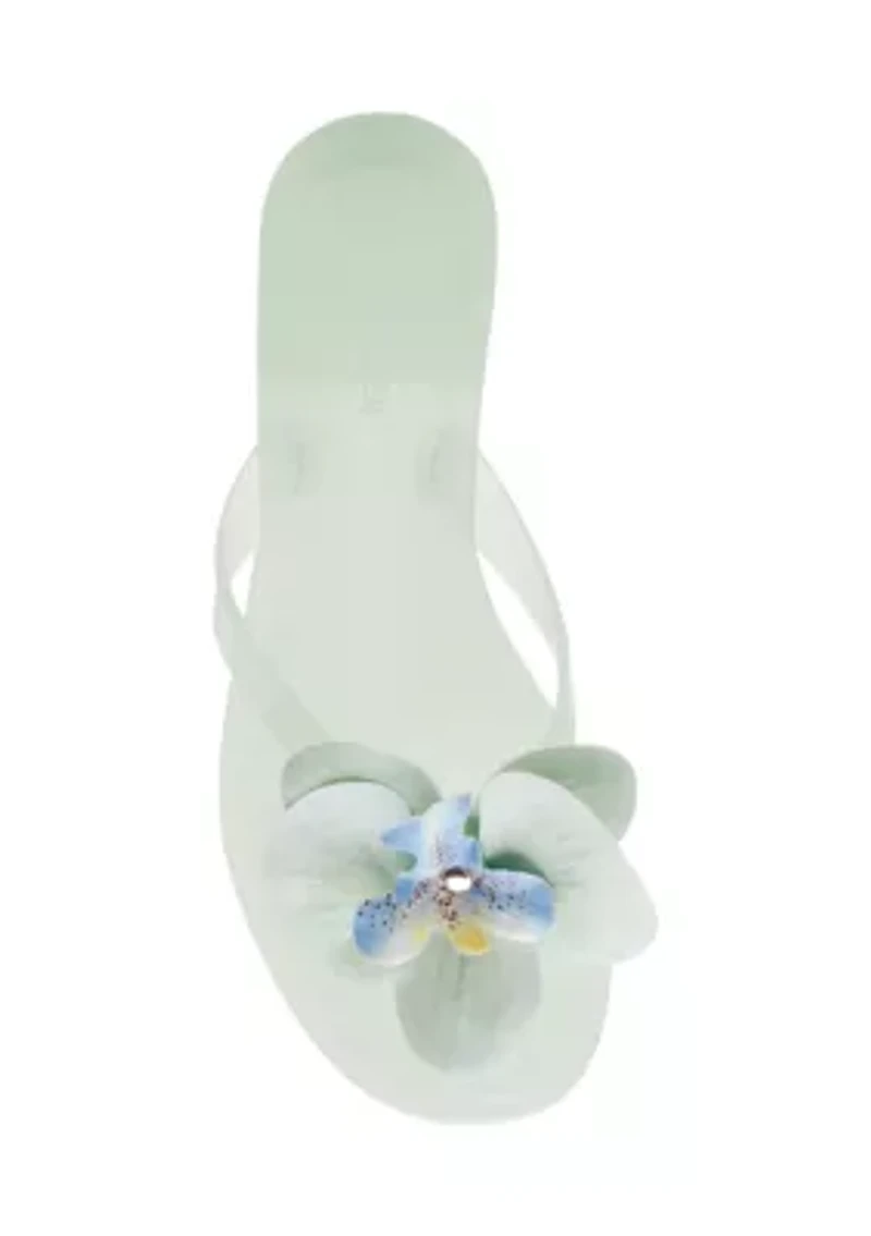 Poppyseed Thong Flip Flop Sandals