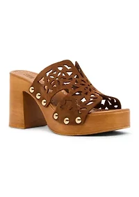 Sunkissed-Perforated Sandals