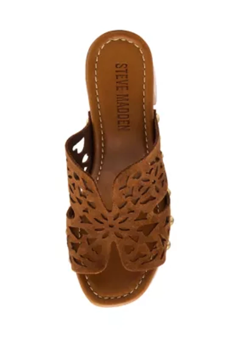 Sunkissed-Perforated Sandals
