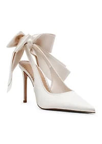 Teacup Bow Back Pumps