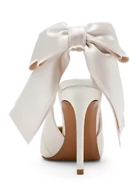 Teacup Bow Back Pumps