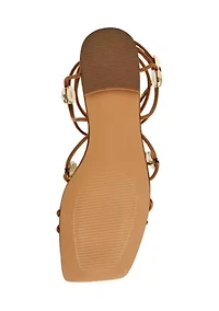 Tides Jeweled Strap Sandals