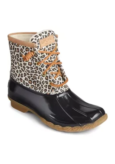 Saltwater Animal Print Textile Multi Duck Boots