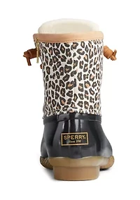 Saltwater Animal Print Textile Multi Duck Boots