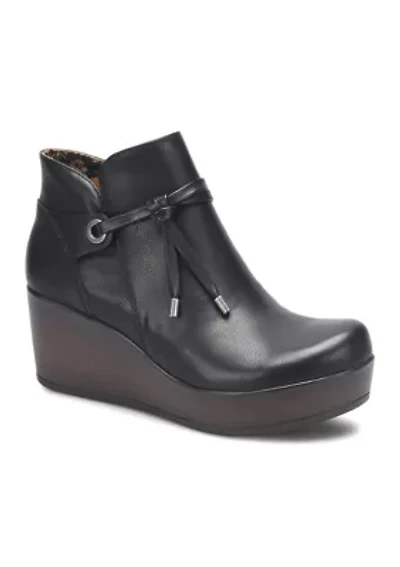 Leona Wedge Booties