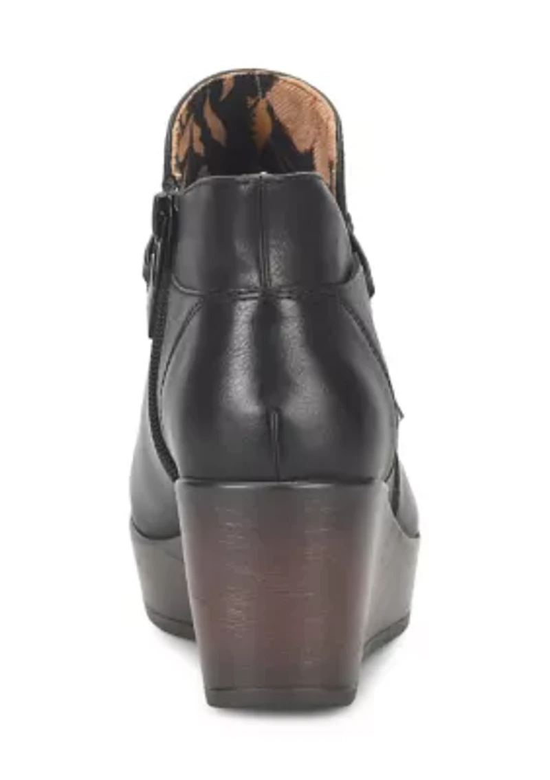 Leona Wedge Booties
