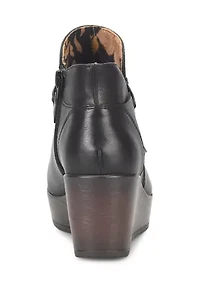 Leona Wedge Booties