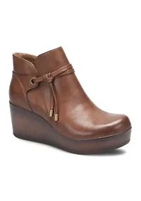 Leona Wedge Booties