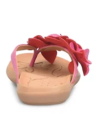 Hensley Flower Thong Sandals