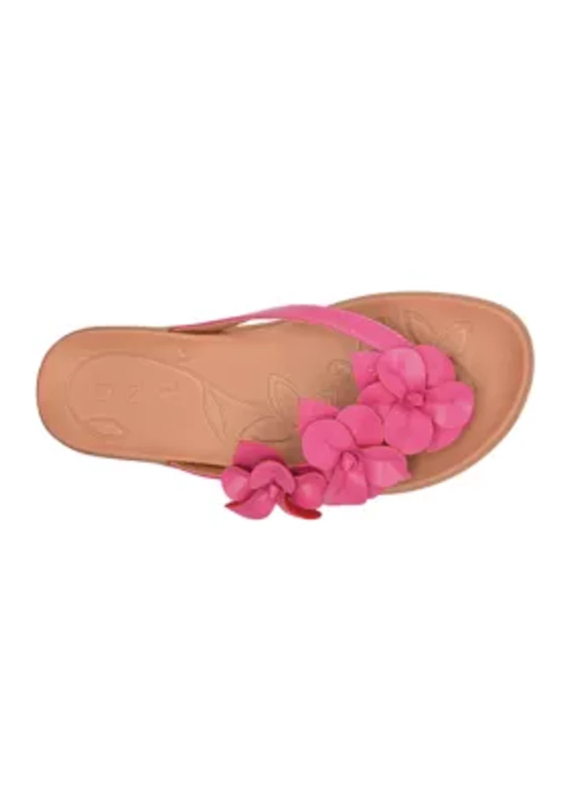 Hensley Flower Thong Sandals