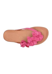 Hensley Flower Thong Sandals