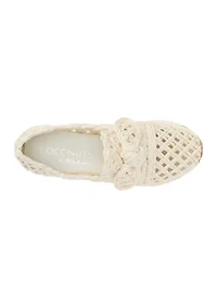 Raffia Platform Espadrille Fashion Sneakers