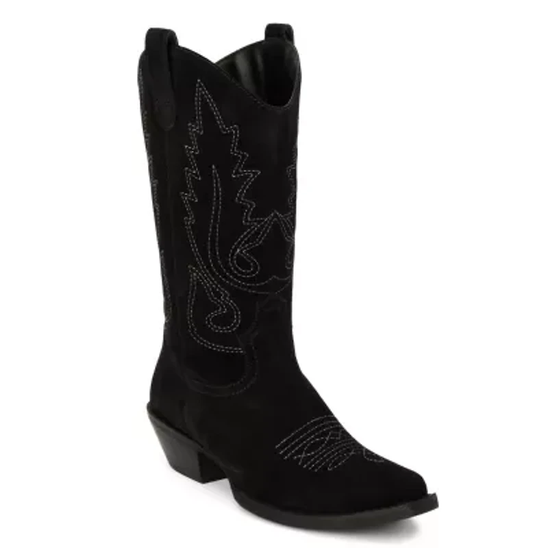 Mid calf western boot