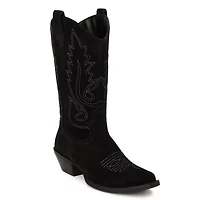 Mid calf western boot