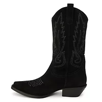 Mid calf western boot