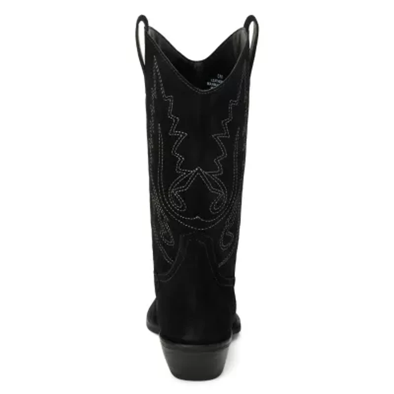 Mid calf western boot