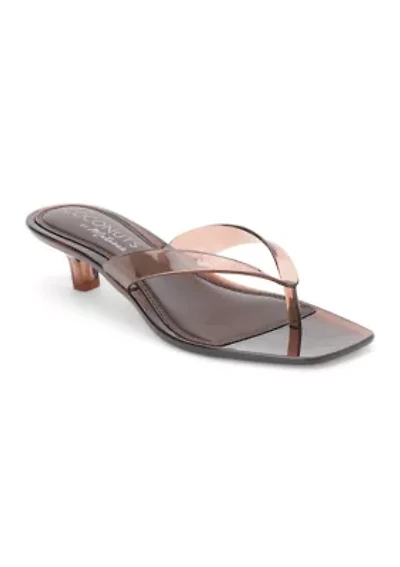 Margo Kitten Heel Thong Sandals