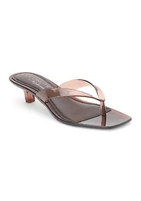 Margo Kitten Heel Thong Sandals